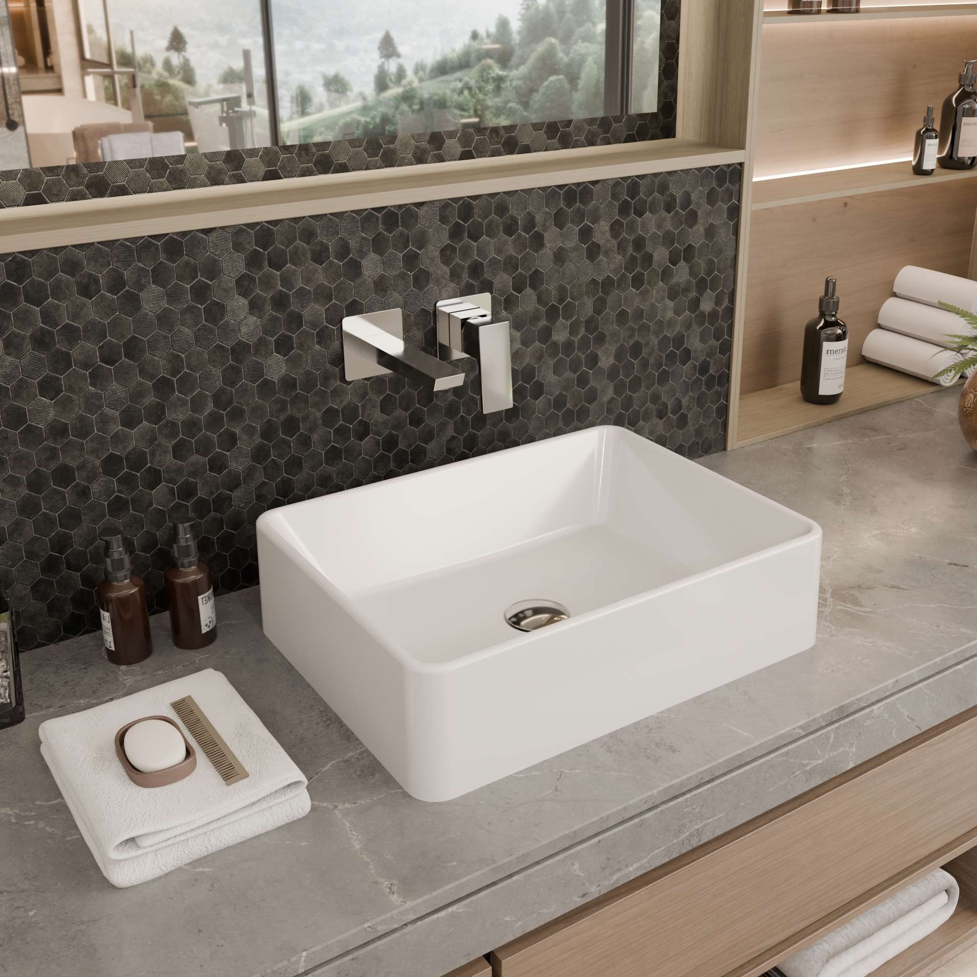 Zestaw łazienka futurystyczna